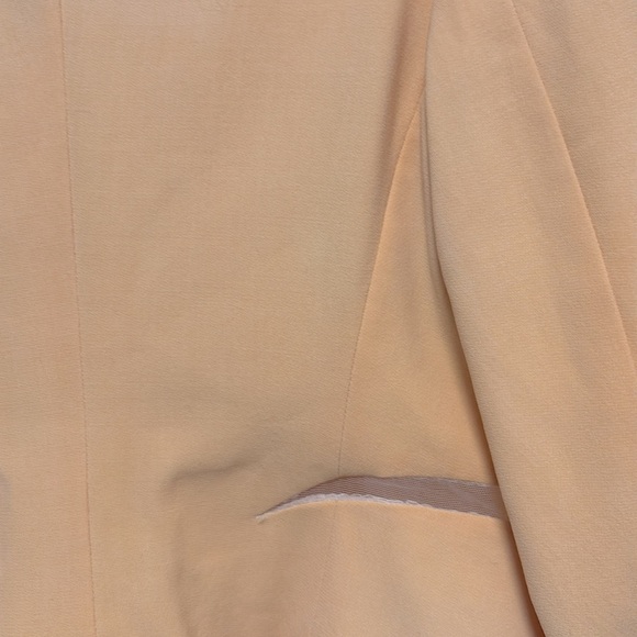 [Versace] Classic Vintage Yellow Blazer Embellished Buttons Women’s Sz 38 / US 2 - Picture 9 of 14